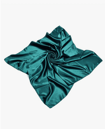 A turquoise bandana