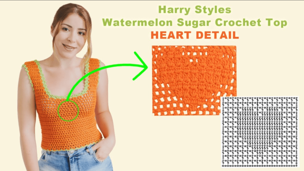 A how-to guide for making your own Harry Styles-inspired watermelon sugar crochet top