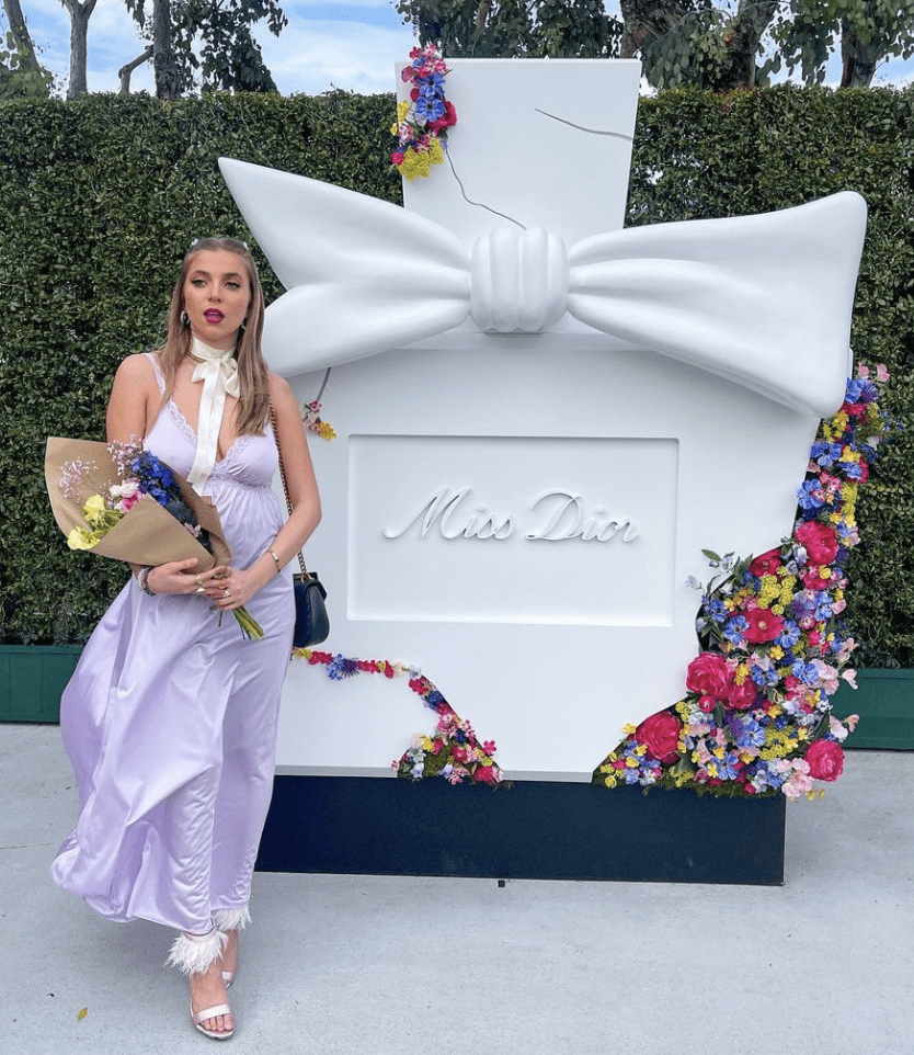 Lexy Silverstein at Miss Dior Millefiori Garden Pop-Up