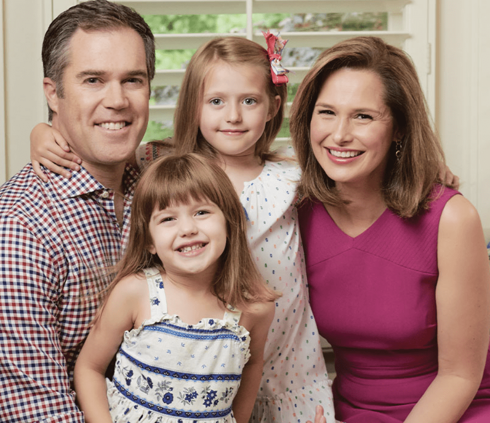 Lexy Silverstein Interviews ABC7 News Anchor Alison Starling pictured here with husband Peter Alexander and family 