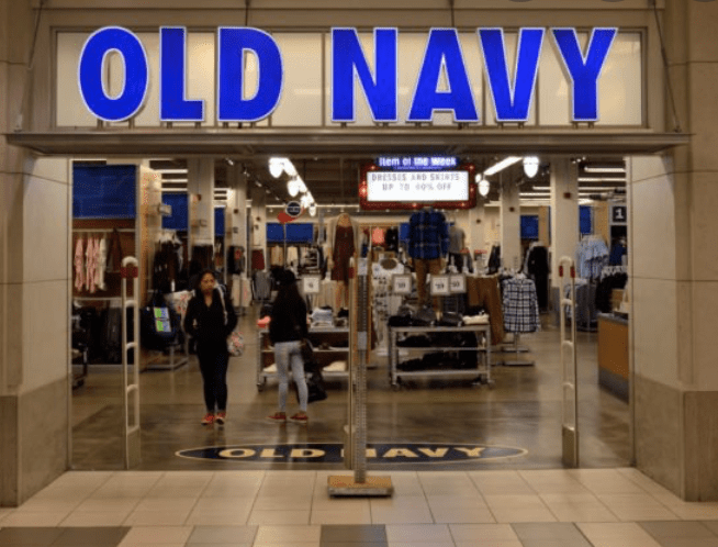 A photo of an Old Navy storefront