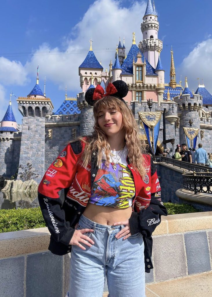 Lexy Silverstein wearing Levi's at Disney