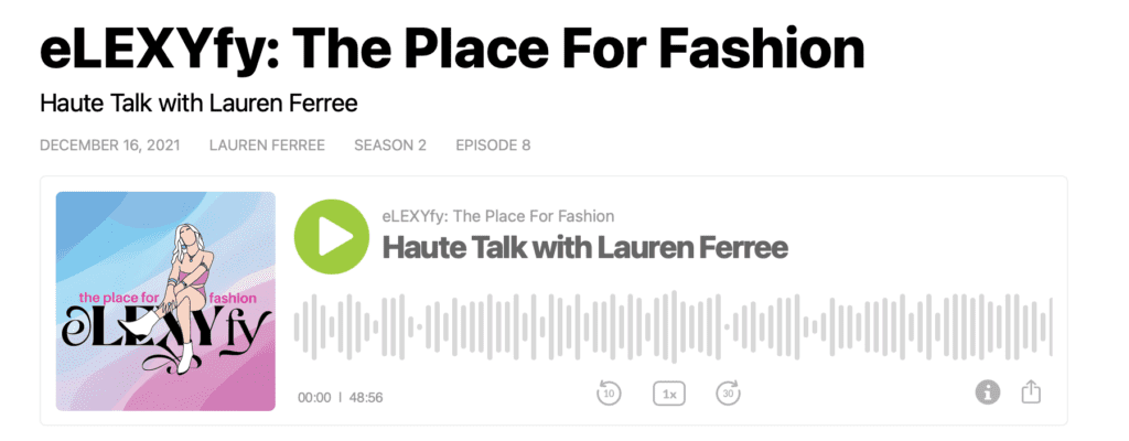 Haute Talk with Lauren Ferree