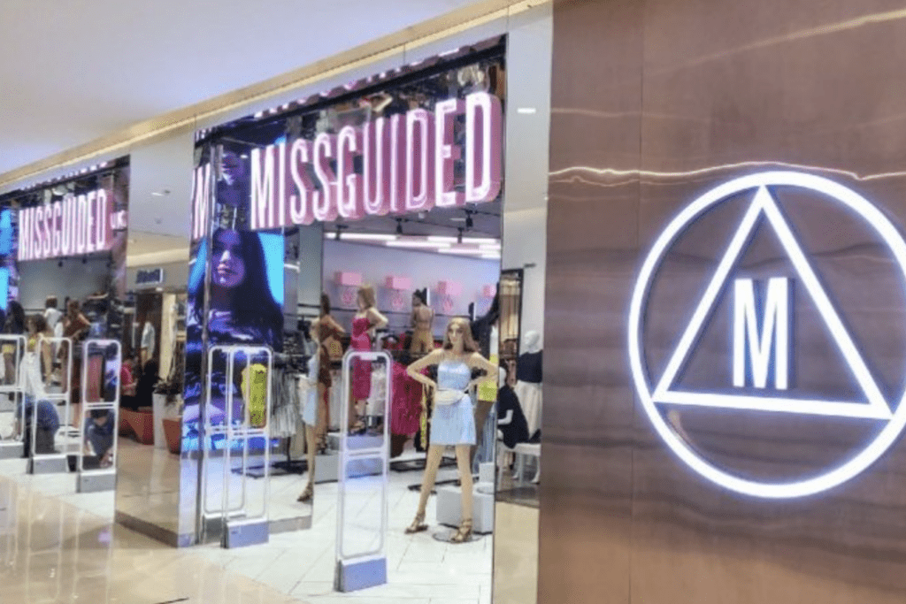 A Missguided store in a mall