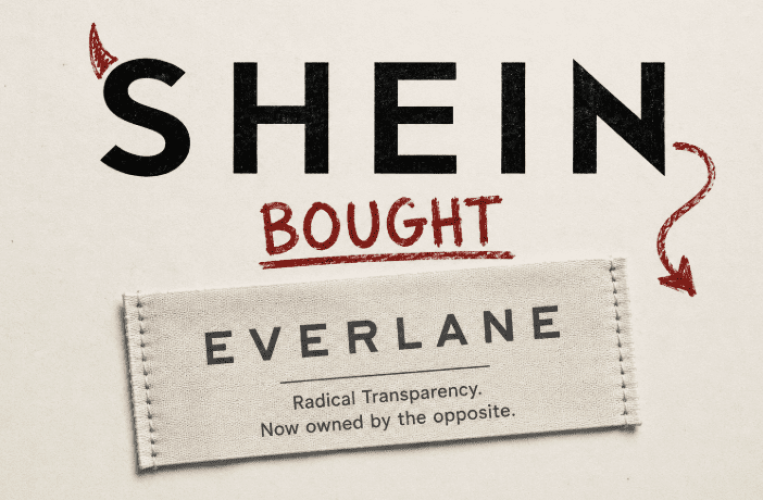 On May 16, 2026, Everlane's board voted to sell the company to SHEIN for $100 million. And if you felt something drop in your stomach when you read that, you're not being dramatic. That feeling is the correct response to what just happened. I've been covering SHEIN since before most people knew how to pronounce it. I fought them when they came to my school. I've written about their business model, their labor practices, their greenwashing playbook. I followed them closely but I didn't see this coming.